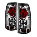 Spyder Auto 5001993 Euro Style Tail Lights; Uses Stock Bulbs; Pair; Chrome; - Truck Part Superstore