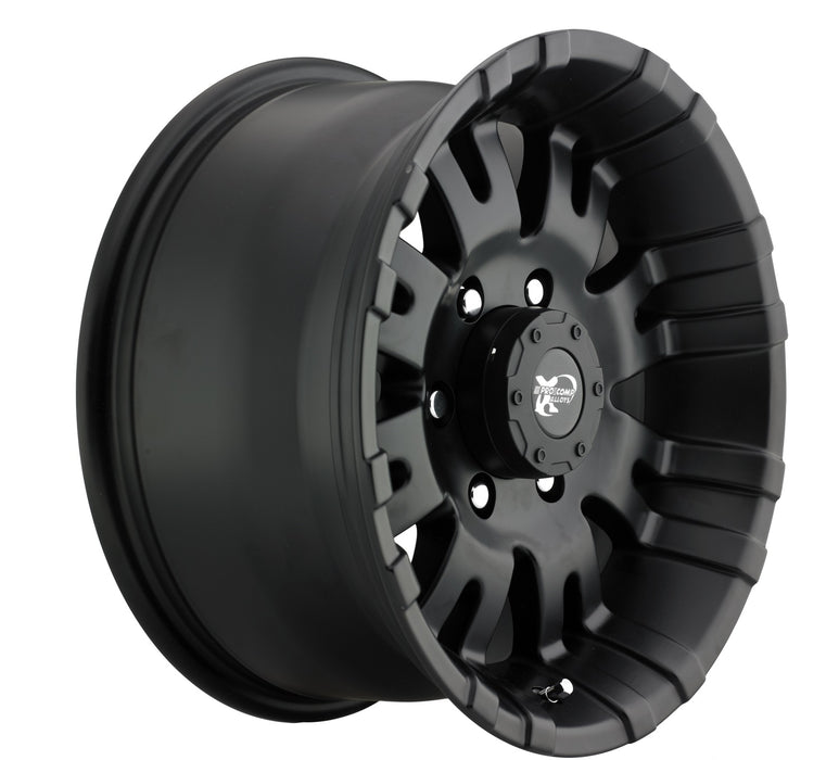 Pro Comp Alloy Wheels 5001-89583 Series 5001 18x9.5 with 6 on 5.5 Bolt Pattern 4.5 Backspace Satin Black Finish Pro Comp Alloy Wheels - Truck Part Superstore