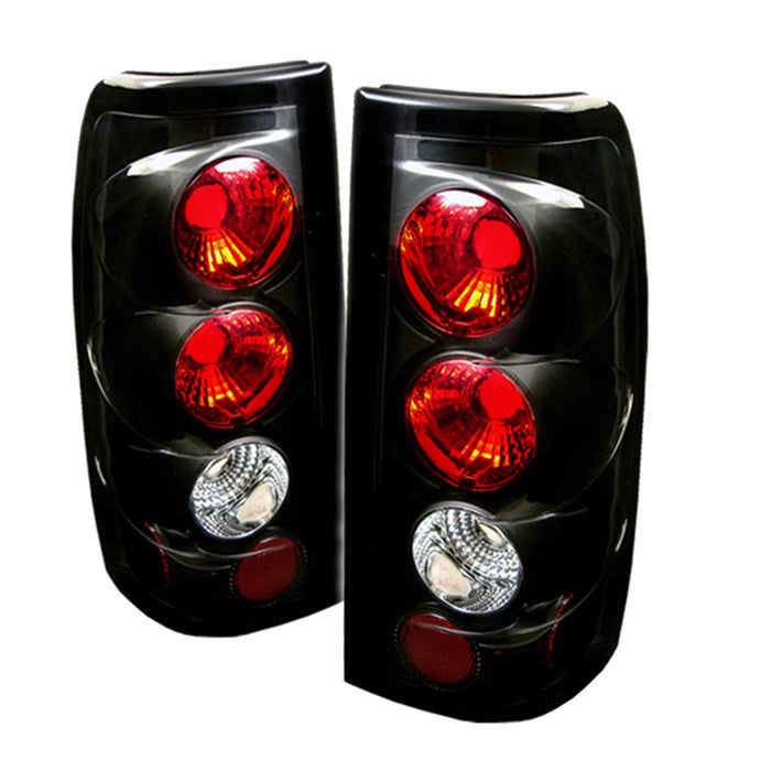 Spyder Auto 5002013 Euro Style Tail Lights; Uses Stock Bulbs; Pair; G2 Version; Black; - Truck Part Superstore
