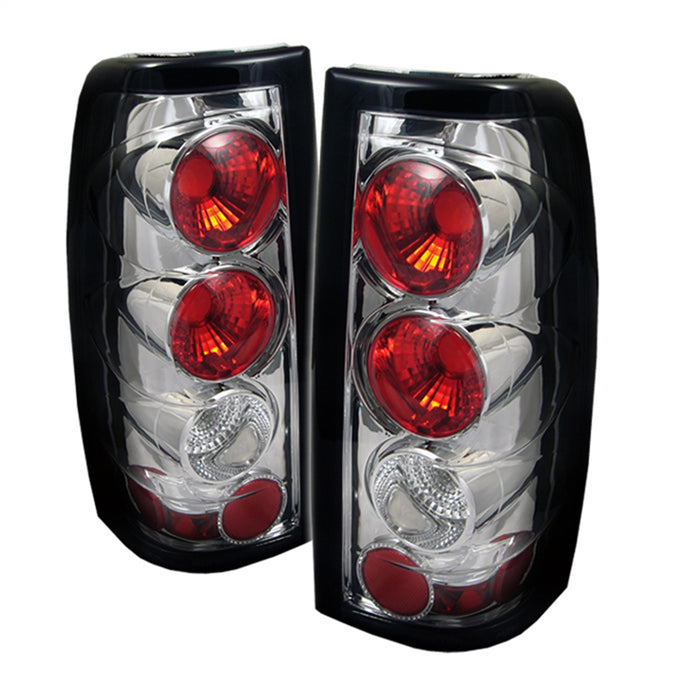 Spyder Auto 5002020 Euro Style Tail Lights; Uses Stock Bulbs; Pair; G2 Version; Chrome; - Truck Part Superstore