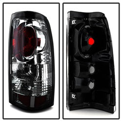 Spyder Auto 5002099 Euro Style Tail Lights; Uses Stock Bulbs; Pair; Smoke; - Truck Part Superstore