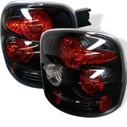 Spyder Auto 5002105 Euro Style Tail Lights; Uses Stock Bulbs; Pair; Black; - Truck Part Superstore