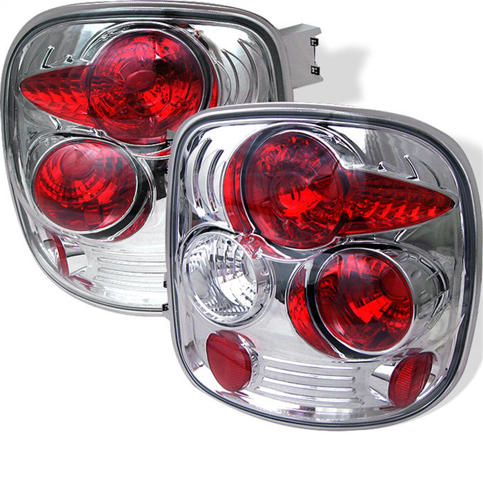 Spyder Auto 5002112 Euro Style Tail Lights; Uses Stock Bulbs; Pair; Chrome; - Truck Part Superstore