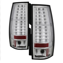 Spyder Auto 5002143 LED Tail Lights; Uses Stock Bulbs; Pair; Chrome; - Truck Part Superstore