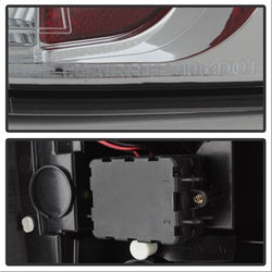 Spyder Auto 5002143 LED Tail Lights; Uses Stock Bulbs; Pair; Chrome; - Truck Part Superstore