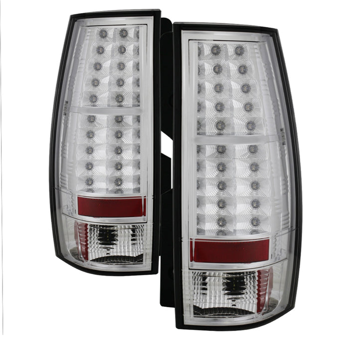 Spyder Auto 5002143 LED Tail Lights; Uses Stock Bulbs; Pair; Chrome; - Truck Part Superstore