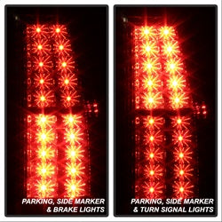 Spyder Auto 5002143 LED Tail Lights; Uses Stock Bulbs; Pair; Chrome; - Truck Part Superstore