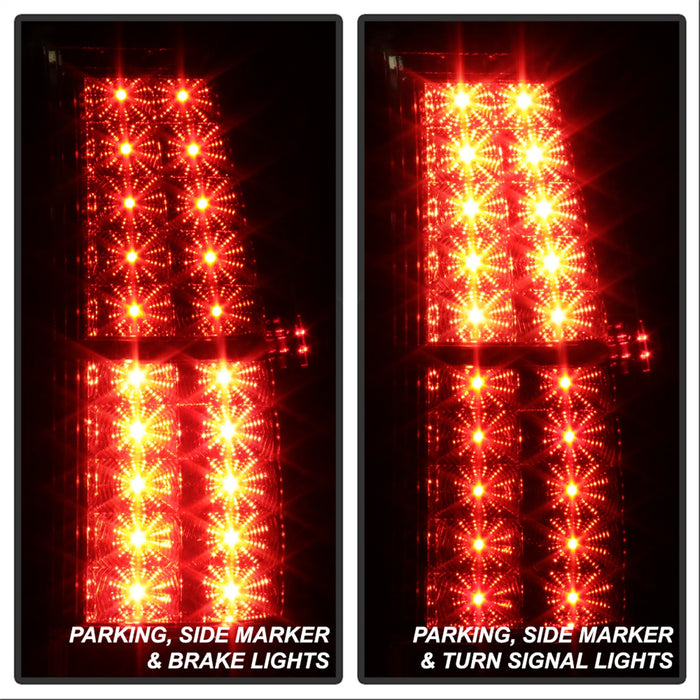 Spyder Auto 5002143 LED Tail Lights; Uses Stock Bulbs; Pair; Chrome; - Truck Part Superstore