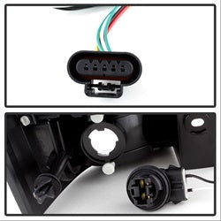 Spyder Auto 5002150 LED Tail Lights; Uses Stock Bulbs; Pair; Red/Clear; - Truck Part Superstore
