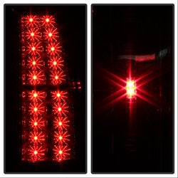 Spyder Auto 5002150 LED Tail Lights; Uses Stock Bulbs; Pair; Red/Clear; - Truck Part Superstore