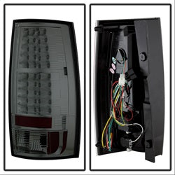 Spyder Auto 5002174 LED Tail Lights; Uses Stock Bulbs; Pair; Smoke; - Truck Part Superstore