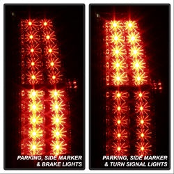 Spyder Auto 5002174 LED Tail Lights; Uses Stock Bulbs; Pair; Smoke; - Truck Part Superstore