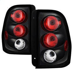 Spyder Auto 5002181 Euro Style Tail Lights; Uses Stock Bulbs; Pair; Black; - Truck Part Superstore