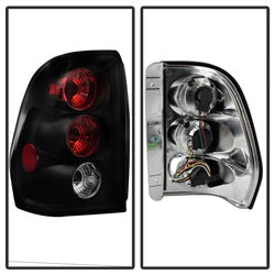 Spyder Auto 5002181 Euro Style Tail Lights; Uses Stock Bulbs; Pair; Black; - Truck Part Superstore