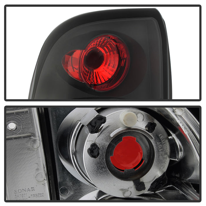 Spyder Auto 5002181 Euro Style Tail Lights; Uses Stock Bulbs; Pair; Black; - Truck Part Superstore