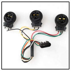 Spyder Auto 5002181 Euro Style Tail Lights; Uses Stock Bulbs; Pair; Black; - Truck Part Superstore