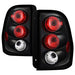 Spyder Auto 5002181 Euro Style Tail Lights; Uses Stock Bulbs; Pair; Black; - Truck Part Superstore