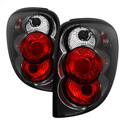 Spyder Auto 5002211 Euro Style Tail Lights; Uses Stock Bulbs; Pair; Black; - Truck Part Superstore
