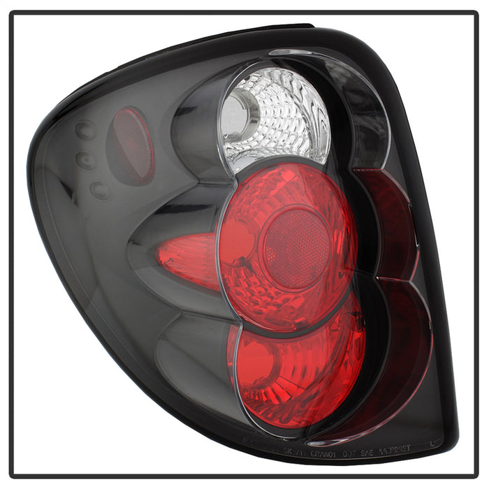 Spyder Auto 5002211 Euro Style Tail Lights; Uses Stock Bulbs; Pair; Black; - Truck Part Superstore