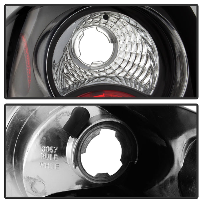 Spyder Auto 5002211 Euro Style Tail Lights; Uses Stock Bulbs; Pair; Black; - Truck Part Superstore
