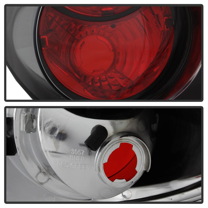 Spyder Auto 5002211 Euro Style Tail Lights; Uses Stock Bulbs; Pair; Black; - Truck Part Superstore