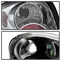Spyder Auto 5002228 Euro Style Tail Lights; Uses Stock Bulbs; Pair; Chrome; - Truck Part Superstore
