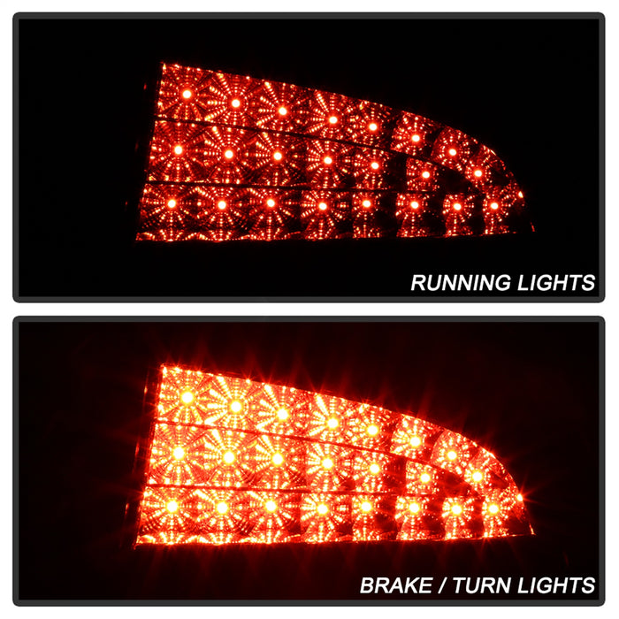 Spyder Auto 5002273 LED Tail Lights; Uses Stock Bulbs; Pair; Black; - Truck Part Superstore