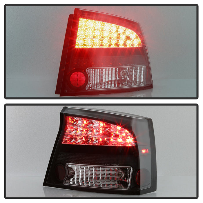 Spyder Auto 5002273 LED Tail Lights; Uses Stock Bulbs; Pair; Black; - Truck Part Superstore