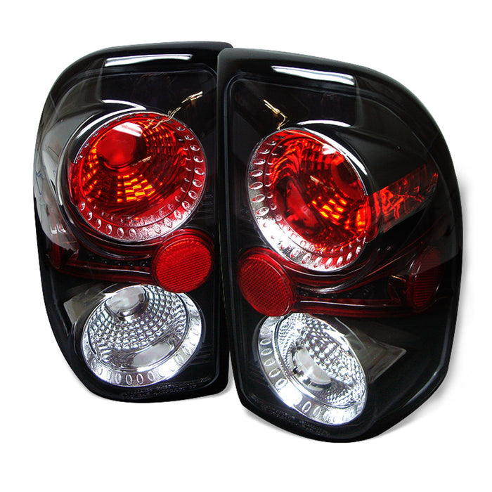 Spyder Auto 5002327 Euro Style Tail Lights; Uses Stock Bulbs; Pair; Black; - Truck Part Superstore