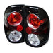 Spyder Auto 5002327 Euro Style Tail Lights; Uses Stock Bulbs; Pair; Black; - Truck Part Superstore