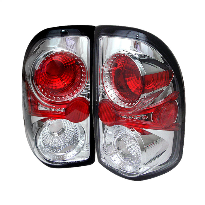 Spyder Auto 5002334 Euro Style Tail Lights; Uses Stock Bulbs; Pair; Chrome; - Truck Part Superstore