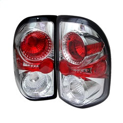 Spyder Auto 5002334 Euro Style Tail Lights; Uses Stock Bulbs; Pair; Chrome; - Truck Part Superstore