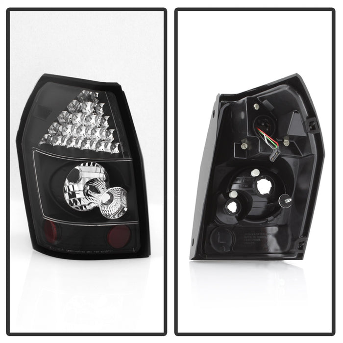 Spyder Auto 5002365 LED Tail Lights; Uses Stock Bulbs; Pair; Black; - Truck Part Superstore