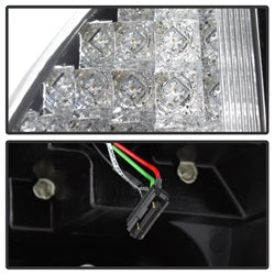 Spyder Auto 5002365 LED Tail Lights; Uses Stock Bulbs; Pair; Black; - Truck Part Superstore