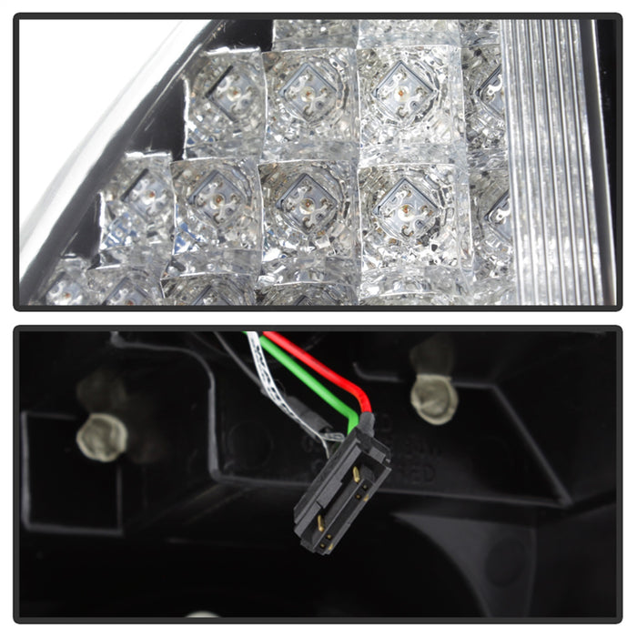 Spyder Auto 5002365 LED Tail Lights; Uses Stock Bulbs; Pair; Black; - Truck Part Superstore