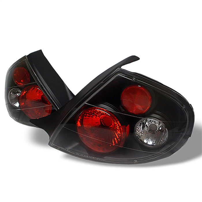 Spyder Auto 5002419 Euro Style Tail Lights; Uses Stock Bulbs; Pair; Black; - Truck Part Superstore