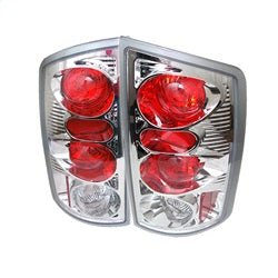 Spyder Auto 5002532 Euro Style Tail Lights; Uses Stock Bulbs; Pair; Chrome; - Truck Part Superstore