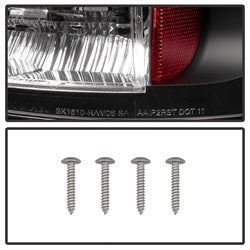 Spyder Auto 5002556 LED Tail Lights; Uses Stock Bulbs; 22 LED; Pair; Black; - Truck Part Superstore