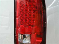 Spyder Auto 5002570 LED Tail Lights; Uses Stock Bulbs; Pair; Red/Clear; - Truck Part Superstore