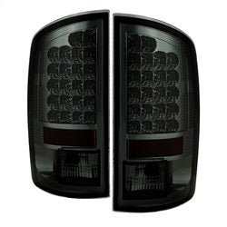 Spyder Auto 5002594 LED Tail Lights; Uses Stock Bulbs; Pair; G2 Version; Smoke; - Truck Part Superstore