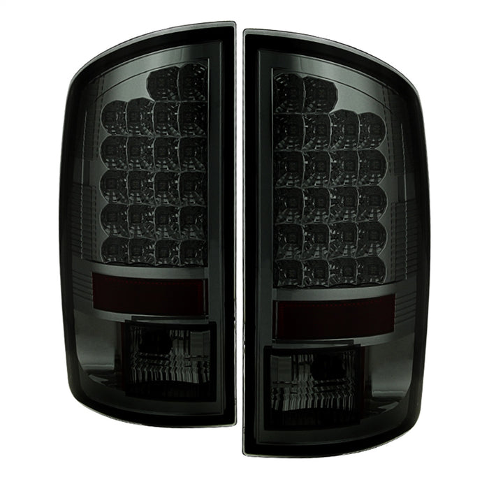Spyder Auto 5002594 LED Tail Lights; Uses Stock Bulbs; Pair; G2 Version; Smoke; - Truck Part Superstore