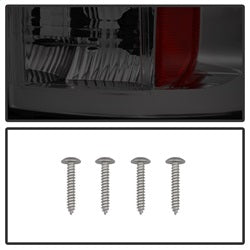 Spyder Auto 5002594 LED Tail Lights; Uses Stock Bulbs; Pair; G2 Version; Smoke; - Truck Part Superstore