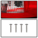 Spyder Auto 5002631 LED Tail Lights; Uses Stock Bulbs; Pair; Red/Clear; - Truck Part Superstore
