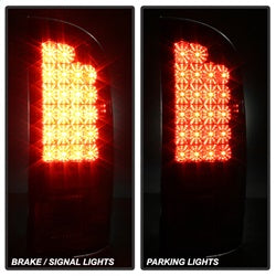 Spyder Auto 5002631 LED Tail Lights; Uses Stock Bulbs; Pair; Red/Clear; - Truck Part Superstore