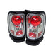 Spyder Auto 5002679 Euro Style Tail Lights; Uses Stock Bulbs; w/Amber Lens; Pair; Chrome; - Truck Part Superstore