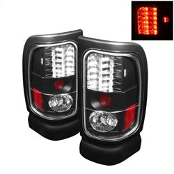Spyder Auto 5002693 LED Tail Lights; Uses Stock Bulbs; Pair; Black; - Truck Part Superstore