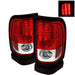 Spyder Auto 5002716 LED Tail Lights; Uses Stock Bulbs; Pair; Red/Clear; - Truck Part Superstore