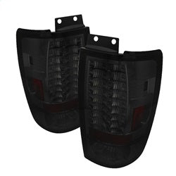 Spyder Auto 5002891 LED Tail Lights; Version 2; Uses Stock Bulbs; Pair; Smoke; - Truck Part Superstore