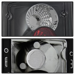 Spyder Auto 5002914 Euro Style Tail Lights; Uses Stock Bulbs; Pair; Black; - Truck Part Superstore