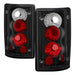 Spyder Auto 5002914 Euro Style Tail Lights; Uses Stock Bulbs; Pair; Black; - Truck Part Superstore